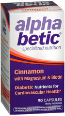 alpha betic Cinnamon with Magnesium & Biotin Capsules