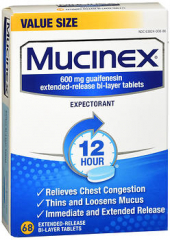 Mucinex Expectorant Tablets 68 TB