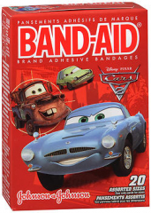 BAND-AID Adhesive Bandages Disney Pixar Cars 3 Assorted Sizes