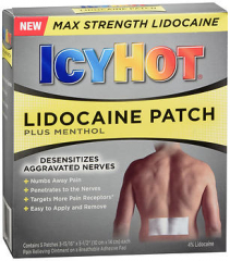 Icy Hot Lidocaine Patches Plus Menthol Max Strength