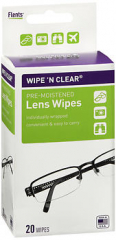 Flents Wipe 'N Clear Pre-Moistened Lens Wipes