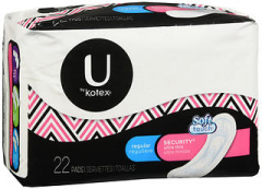 U by Kotex Security Ultra Thin Pads Regular