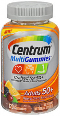 Centrum Multi Gummies Adults 50+ Assorted Flavors