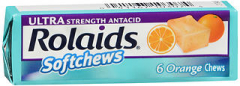 Rolaids Softchews Antacid Ultra Strength Orange
