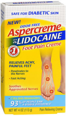ASPERCREME DIAB LIDOC CRM 4OZ