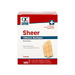 QC ADHESIVE BANDAGE SHEER ASST 100 95436