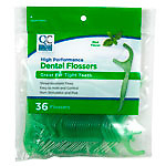 QC DENTAL FLOSSERS MINT 36         95728
