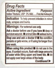 QC IODINE TINCTURE MILD 1OZ        99205